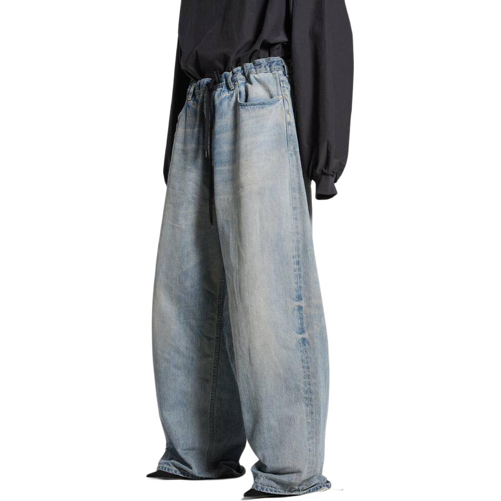 Balenciaga Oversized Baggy Pants 'Light Blue' 786643TQW556379