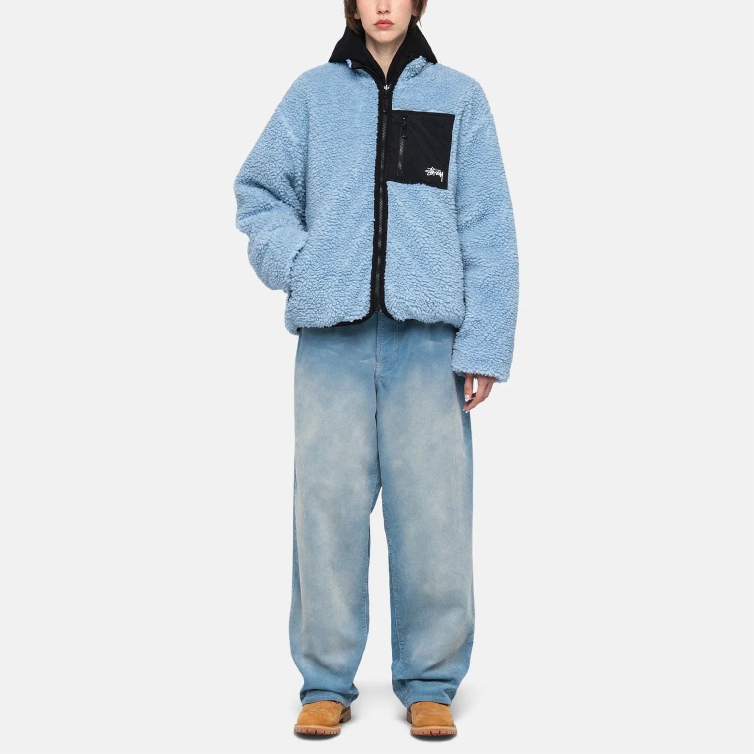 Stussy Faded Corduroy Classic Jeans 'Denim Blue' 116647