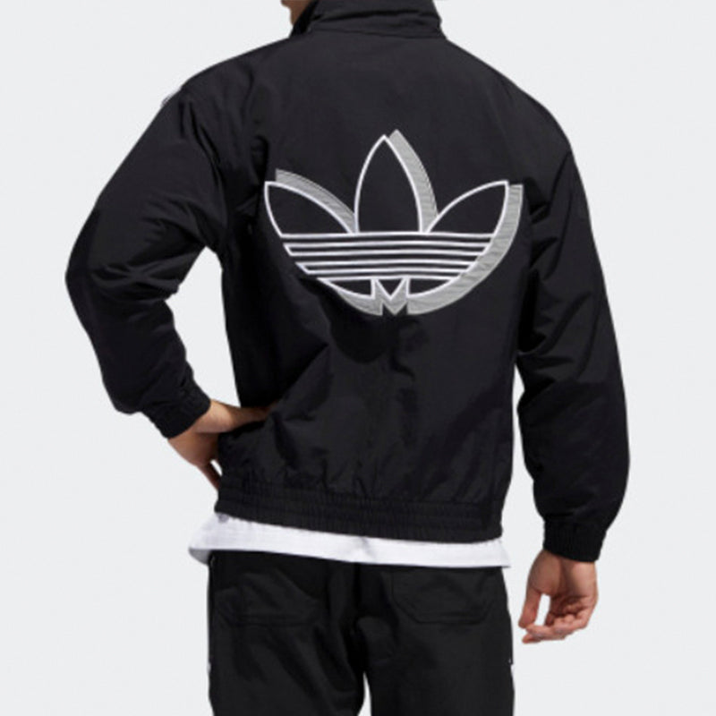 adidas originals Shadow TR WB Sports Jacket For Men Black FM1538