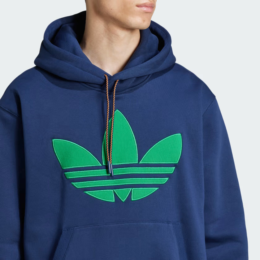 adidas 70s Fleece Hoodie Asia Sizing 'Navy' JN5968