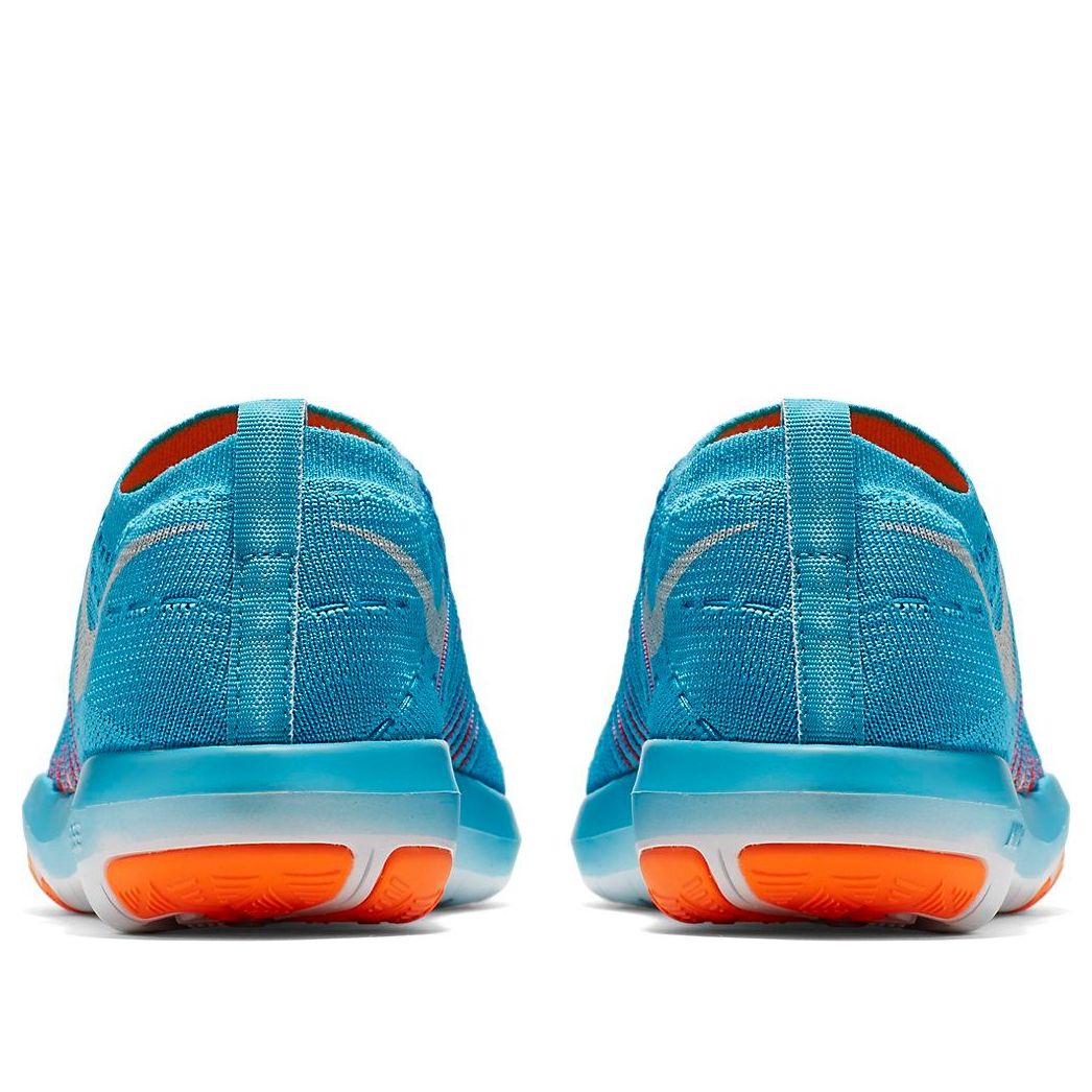 (WMNS) Nike Free Transform Flyknit 'Gamma Blue Total Orange' 833410-400