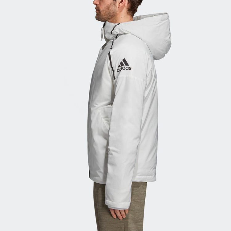 Men's adidas ZNE JKT Outdoor Down White Jacket CY8617