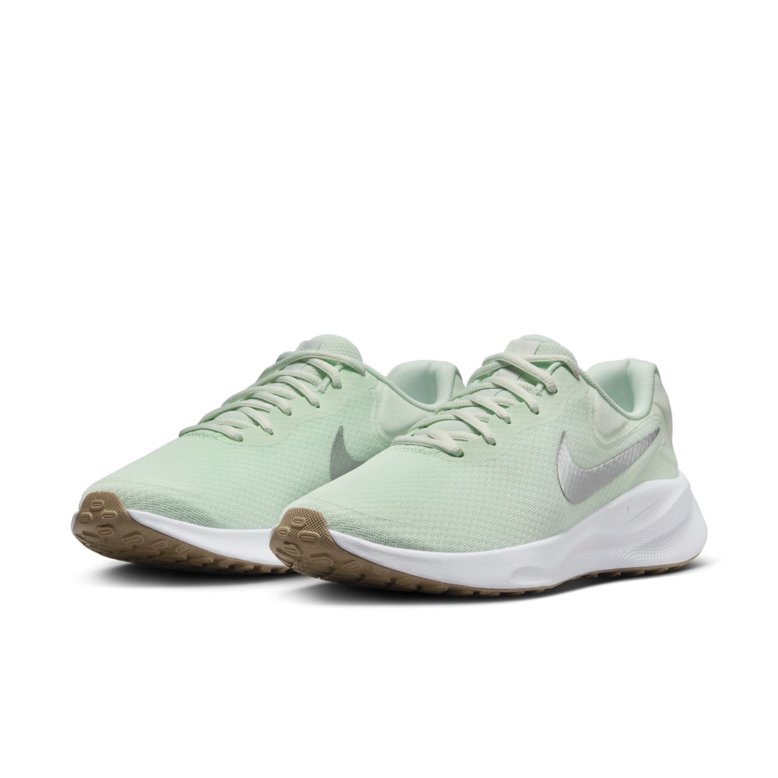 (WMNS) Nike Revolution 7 'Barely Green Metallic Silver' FB2208-303