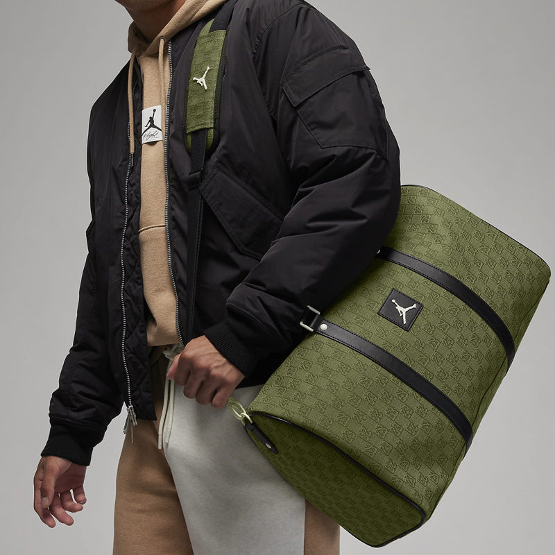 Air Jordan Monogram Duffle Bag 20L 'Olive Green' MA0759-EF9