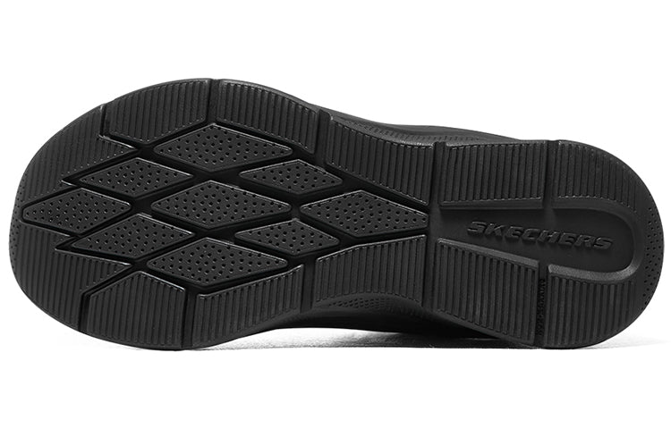 (GS) Skechers Microspec - Never Late 'Core Black' 302617L-BBK