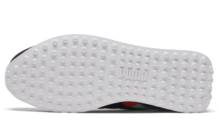 PUMA FUTURE RIDER KING TRAINERS 'Black Green Red' 374459-01