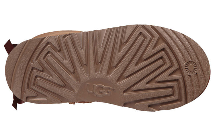 UGG Mini Bailey Bow II (Big Kids) Chestnut 1017397K-CHE