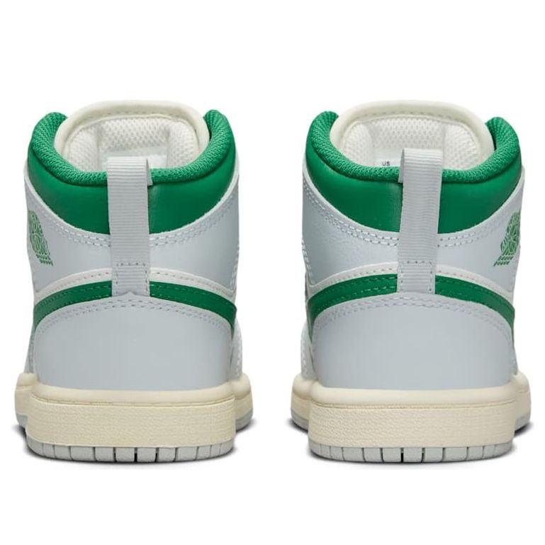 (PS) Air Jordan 1 Mid 'Summit White Pine Green' DQ8424-142