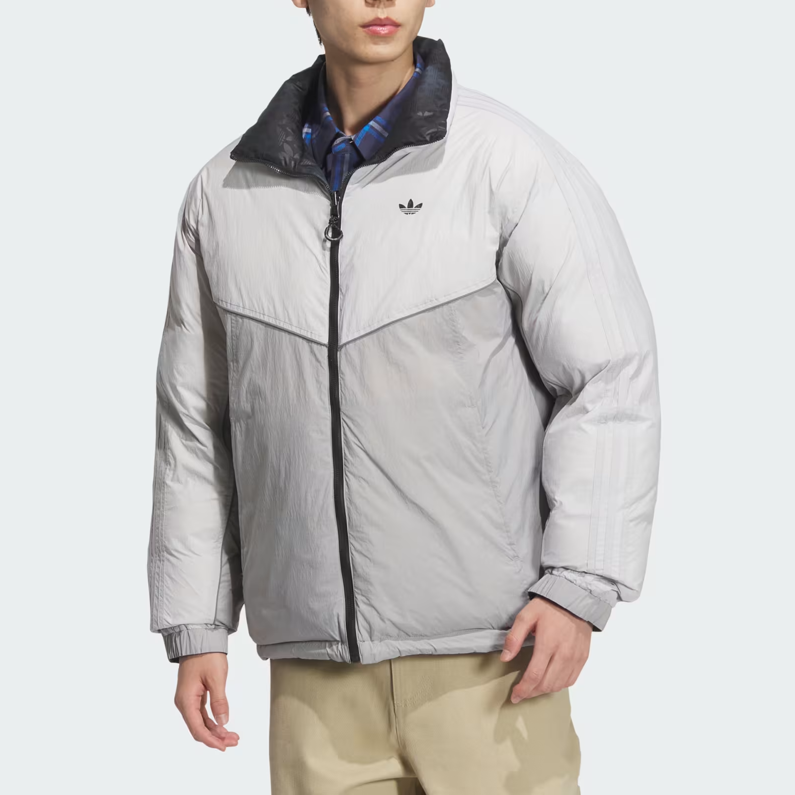 adidas Rev Down Jacket Asia Sizing 'Black Gresix' JD3746