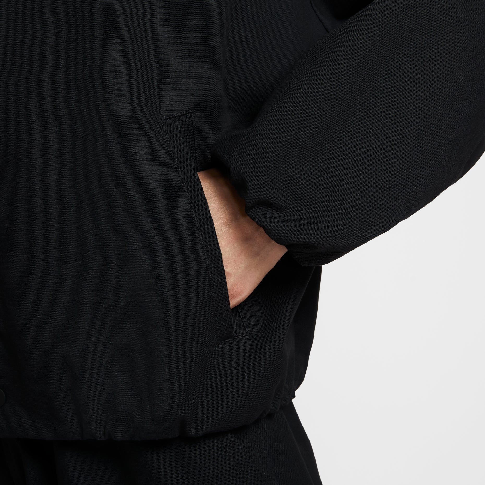 (WMNS) Nike Oversized Woven Jacket 'Black' HV1969-010