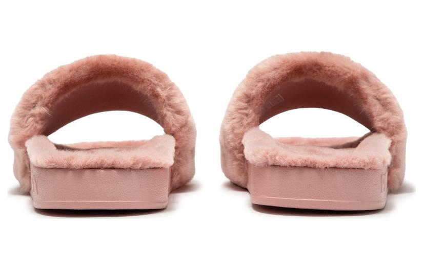(WMNS) PUMA Leadcat 2.0 Fuzz Slides 'Carnation Pink' 387313-11