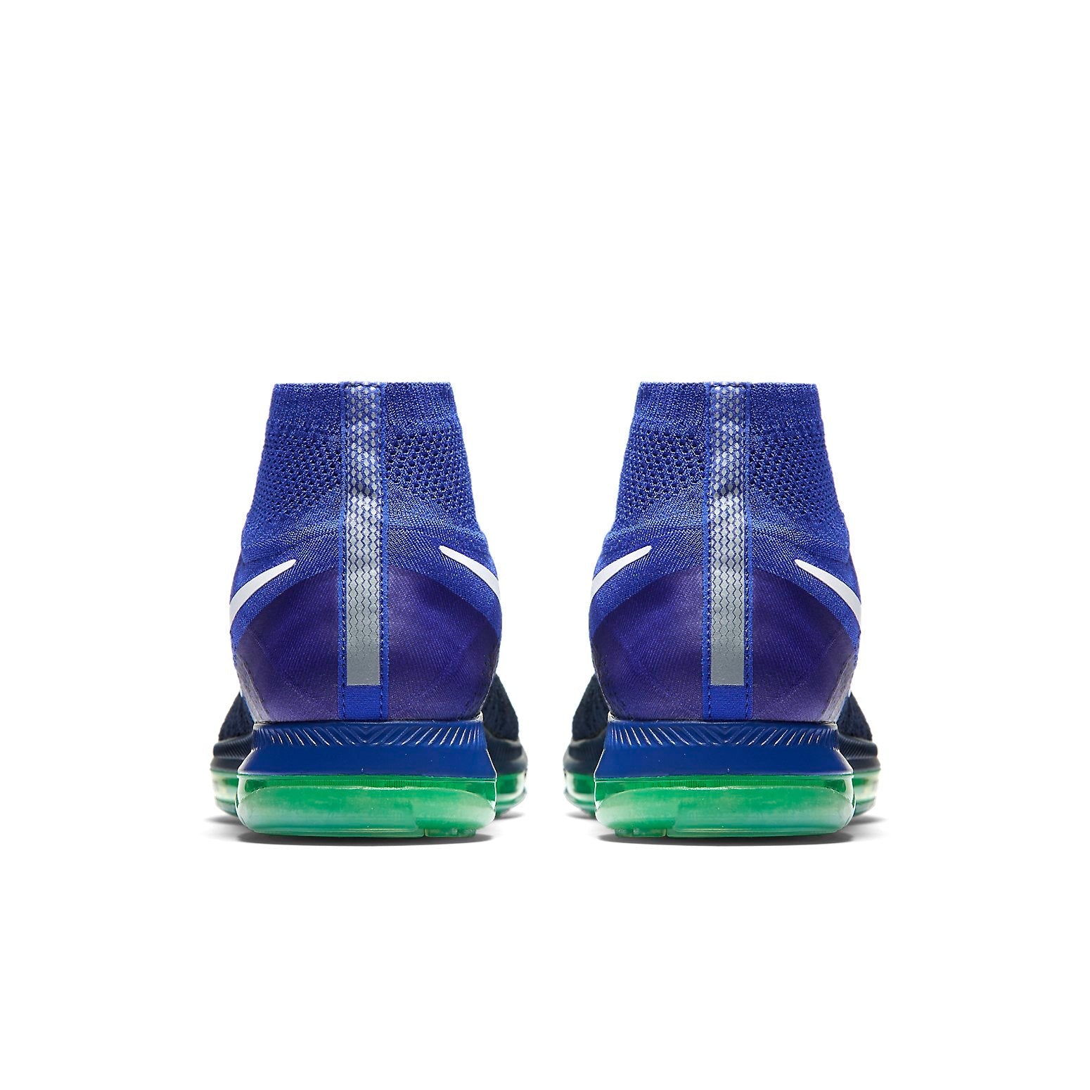 Nike All Out Flyknit 'College Navy White Black Electro Green' 844134-404