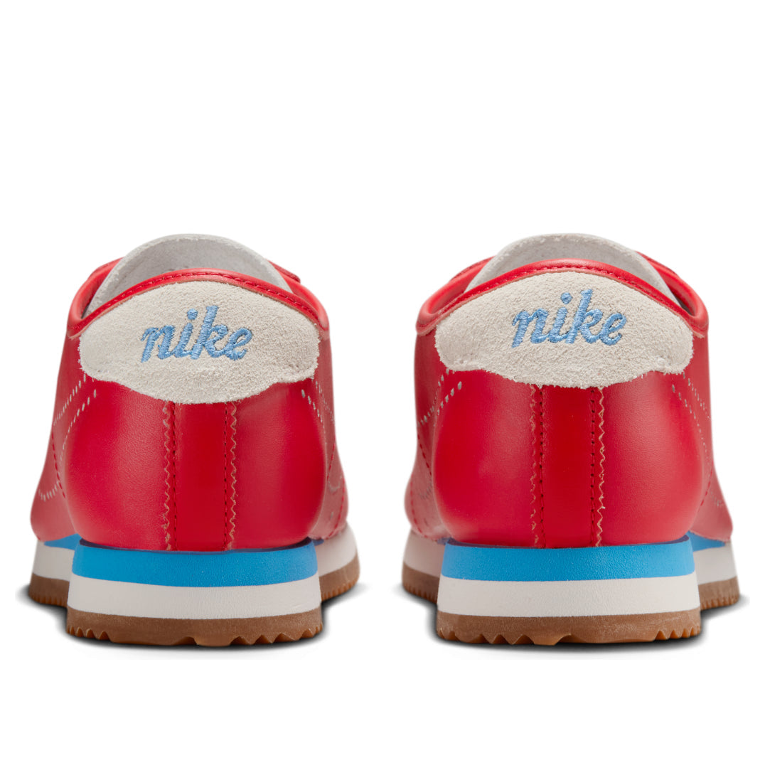 (WMNS) Nike Cortez Leather 'University Red Blue Perforated Swoosh' HQ1841-600
