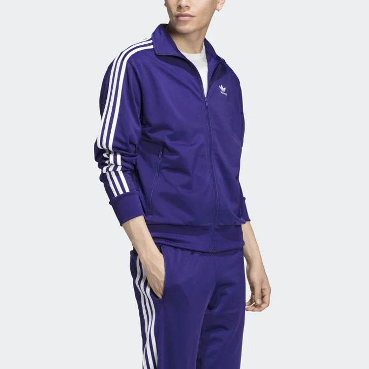 adidas originals Firebird Track Jacket Classic Sports Logo Purple ED6994