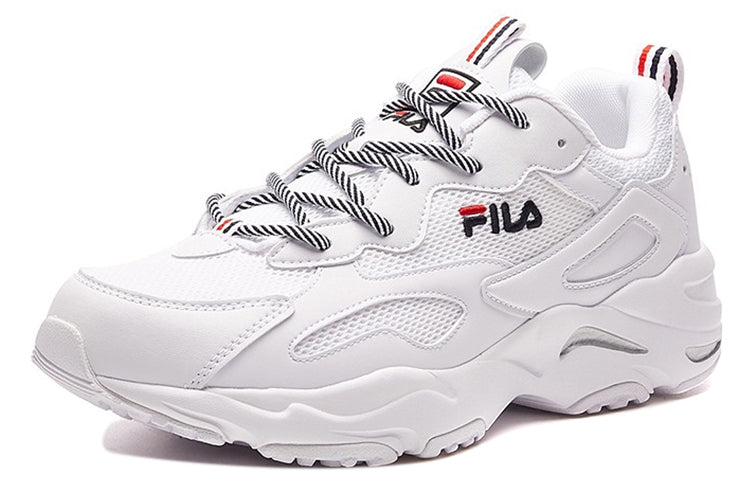 (WMNS) FILA Tracer Series Wear-resistant Low Tops Casual Shoe White F12W021111FWT