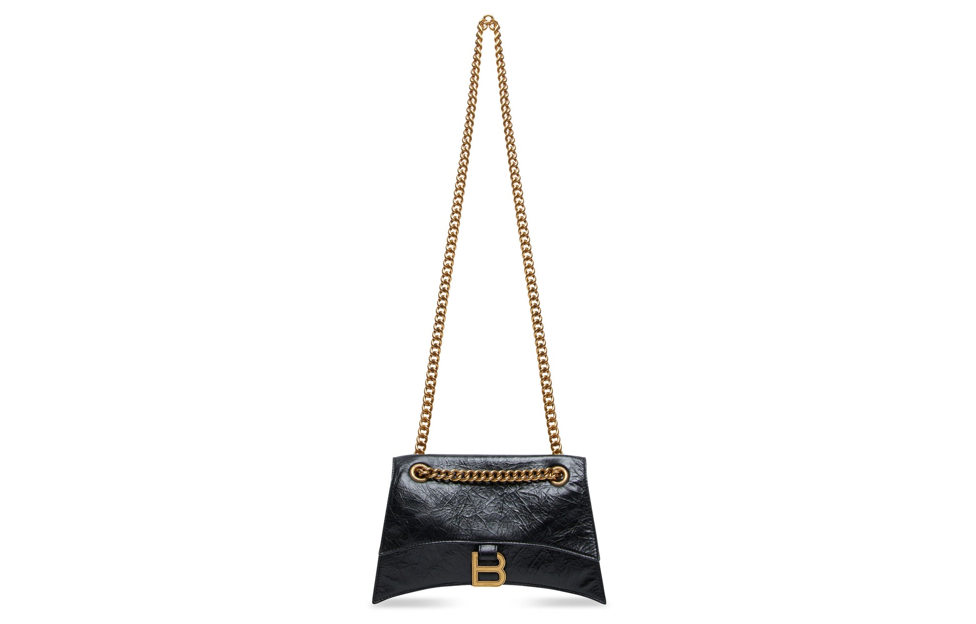 (WMNS) Balenciaga Crush Small Chain Bag 'Black' 716351210IT1000