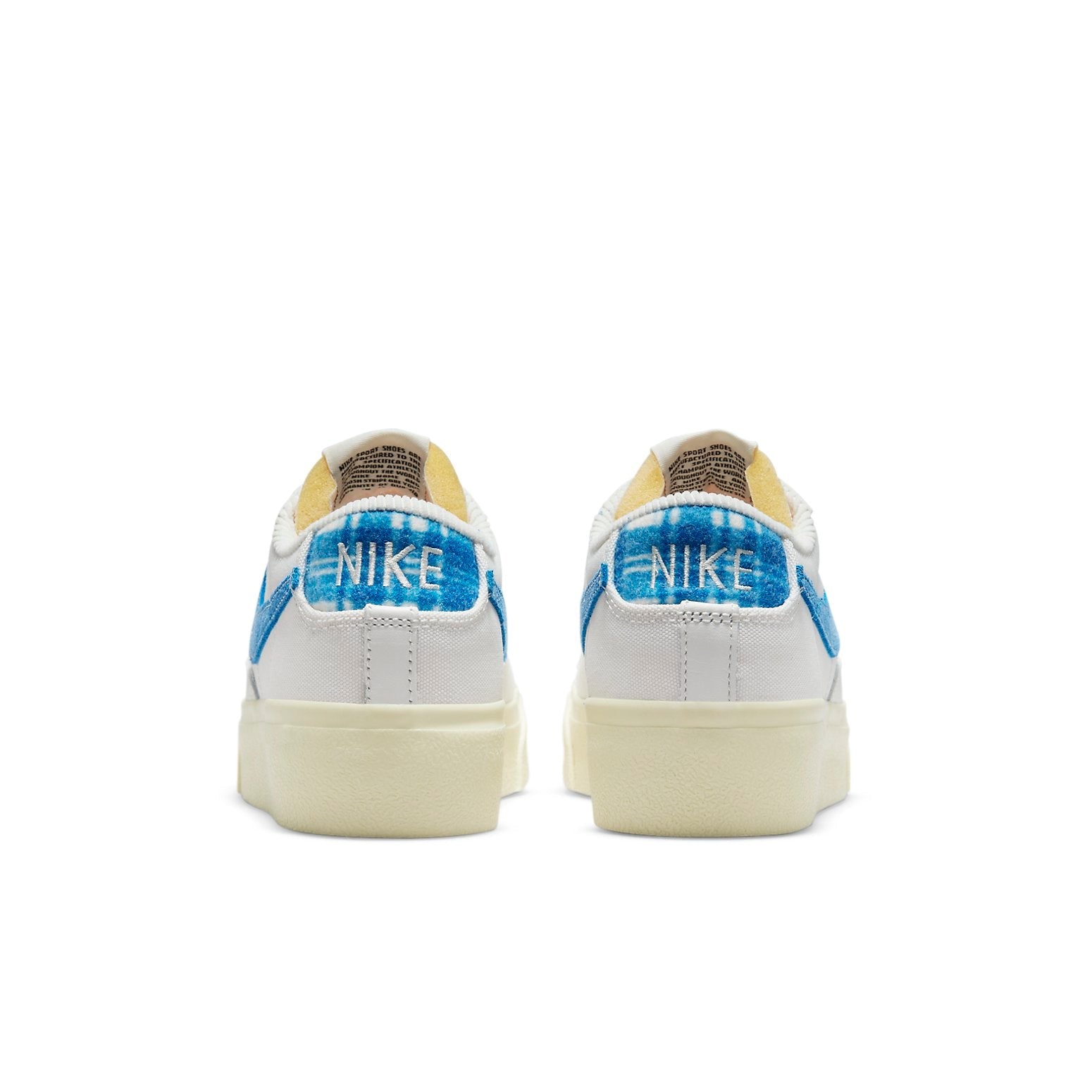 (WMNS) Nike Blazer Low Platform Sneakers White/Blue DO2371-133