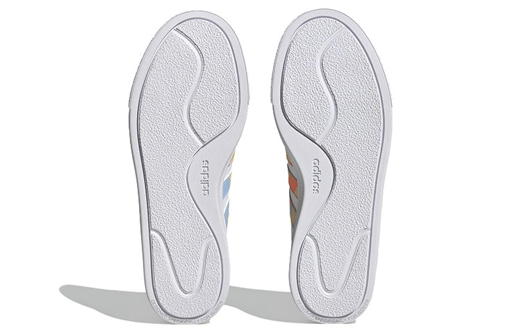 (WMNS) adidas neo Court Platform 'White Blue Orange' H06298