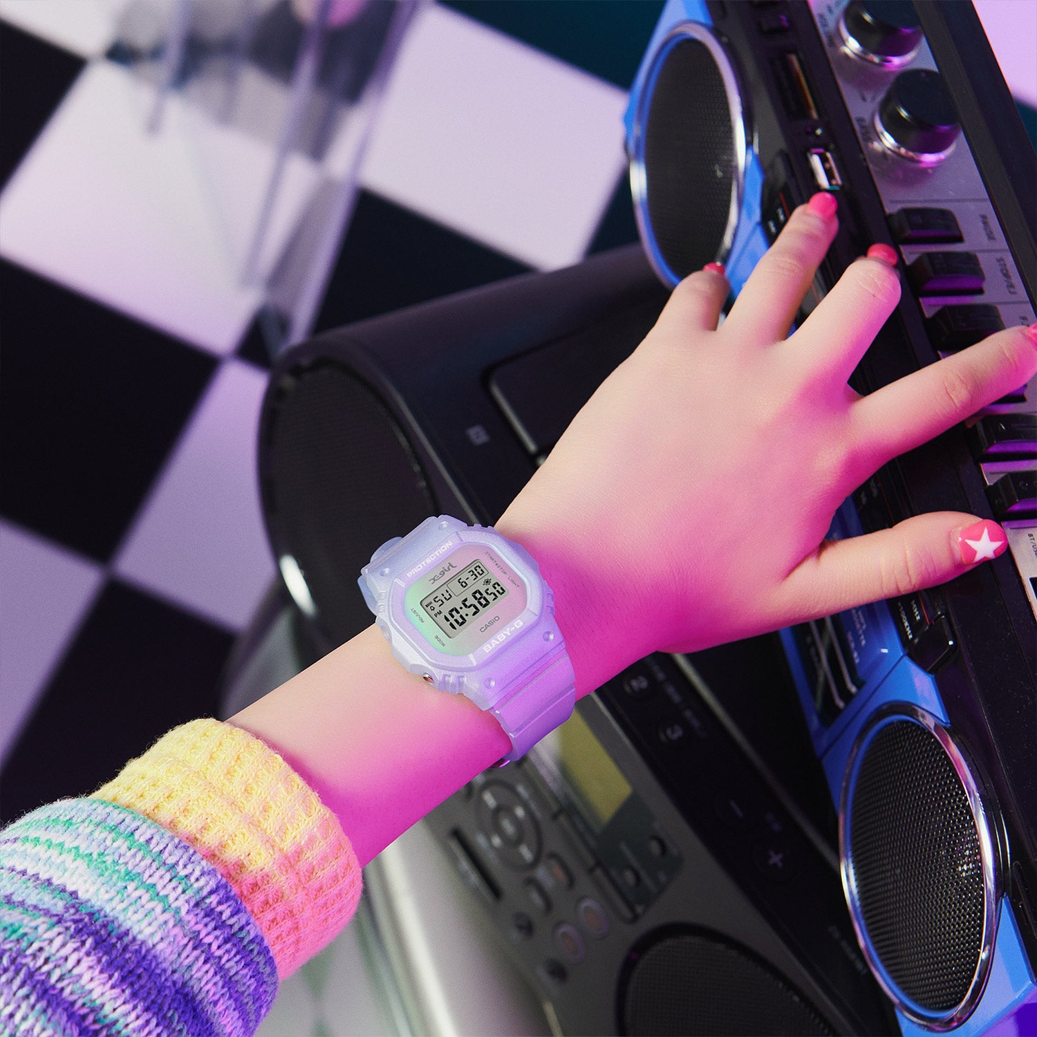 (WMNS) CASIO Baby-G Digital 'Black' BGD-565XG-2DR
