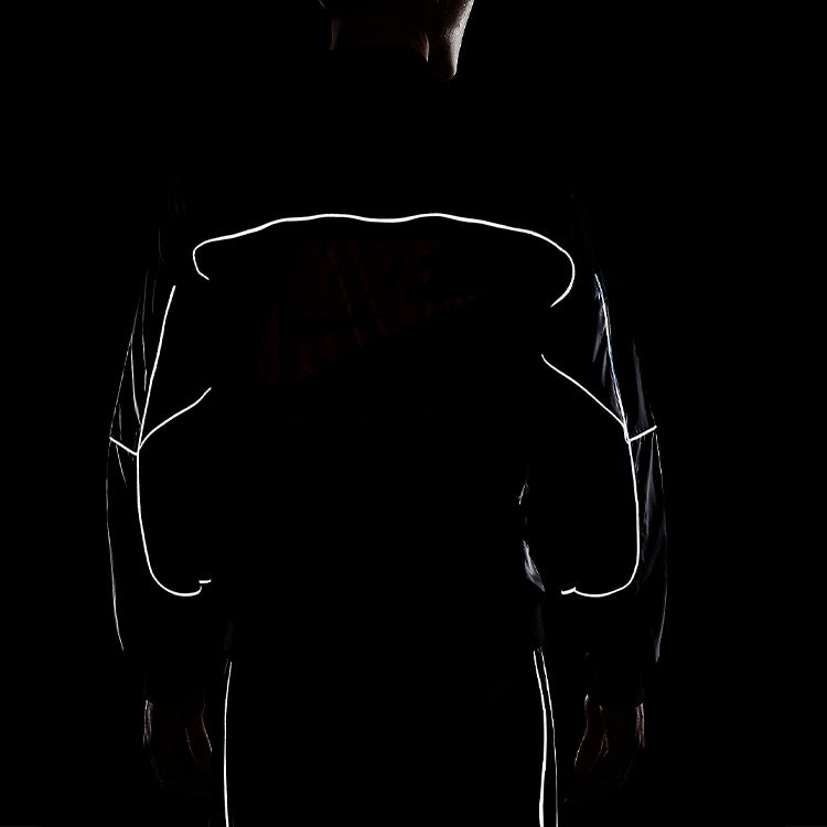 Air Jordan 3m Zipper Reflective Sports Jacket Black CU1667-010