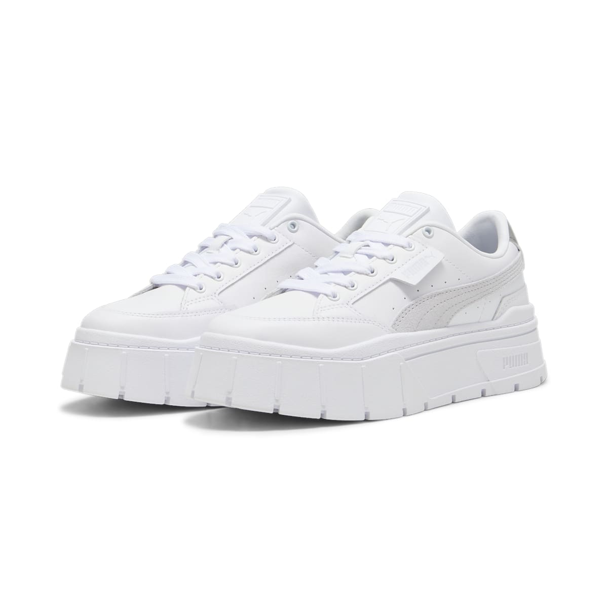 (WMNS) PUMA Mayze Stack 'White Stormy Slate' 384363-18