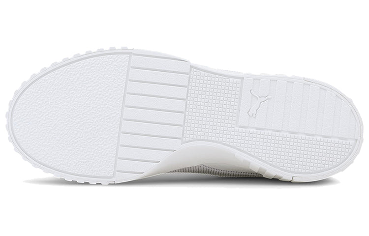 (WMNS) PUMA Cali Corduroy White/Grey Casual Board Shoes 374663-02