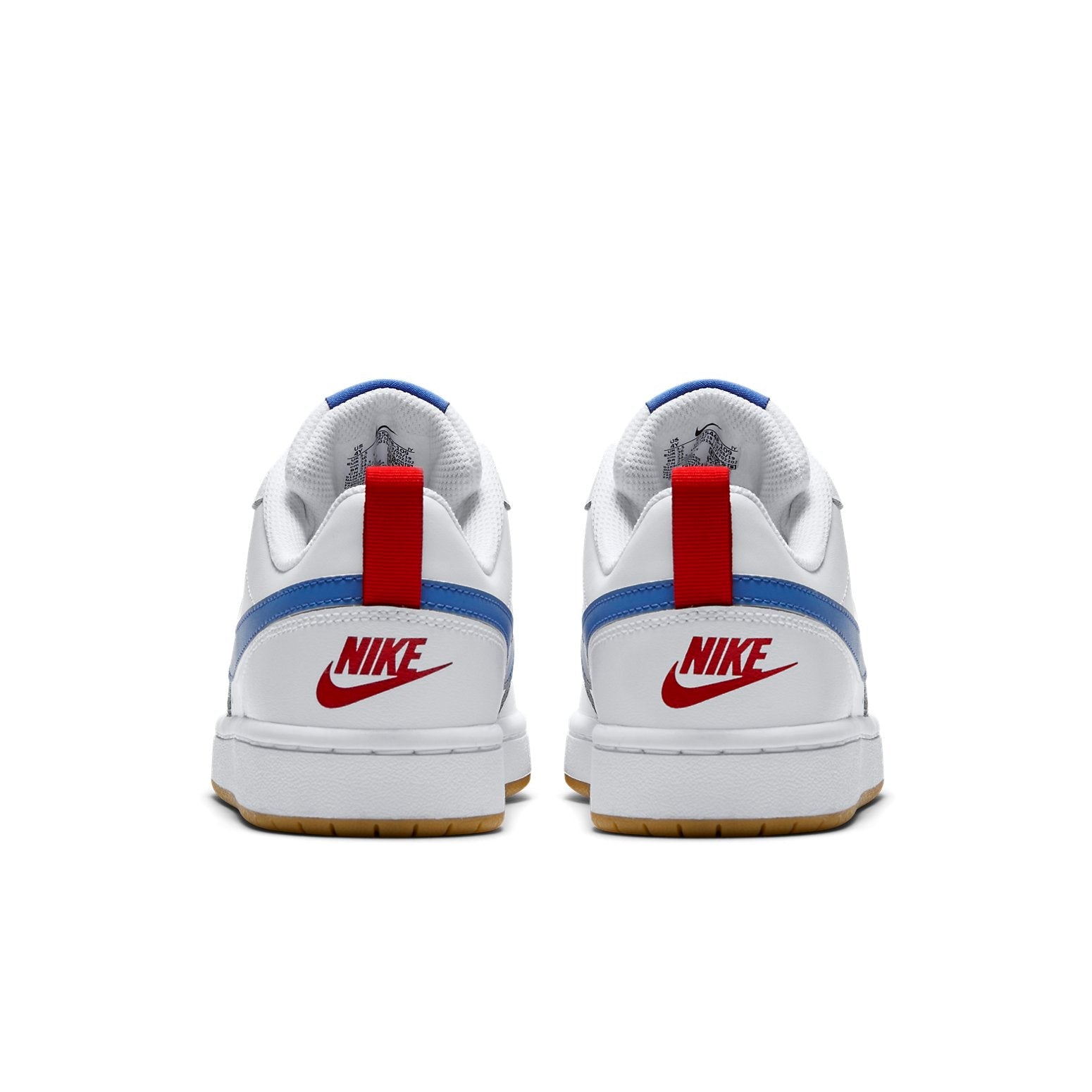 (GS) Nike Court Borough Low 2 'White Blue Red' BQ5448-109