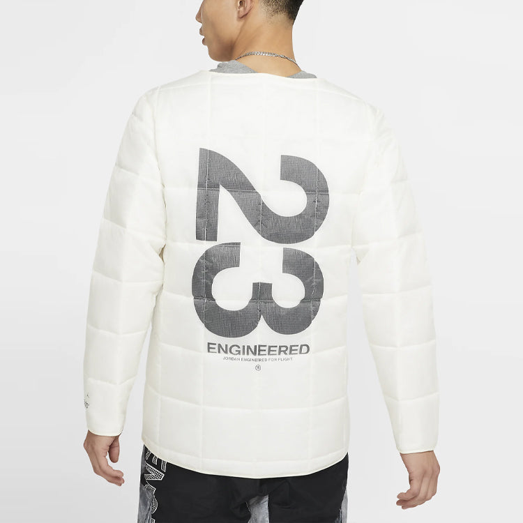 Air Jordan 23 Engineered Printed Parka Jacket 'White gray' CU8624-100