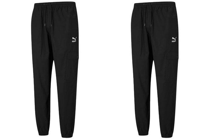 PUMA Casual Sweatpants 'Black White' 531361-01