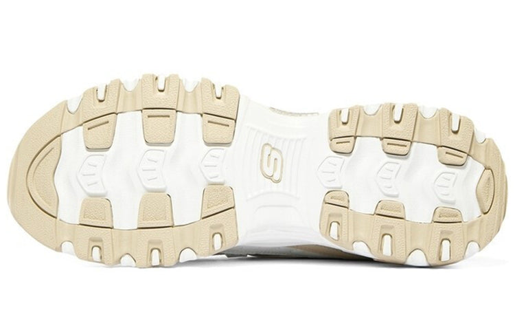 (WMNS) Skechers DLites 'Khaki White' 896079-WNT