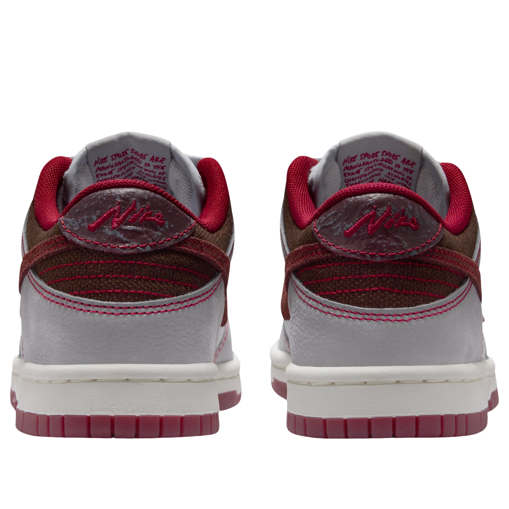 (GS) Nike Dunk Low LV8 'Pure Platinum Burgundy Crush' IO9743-002