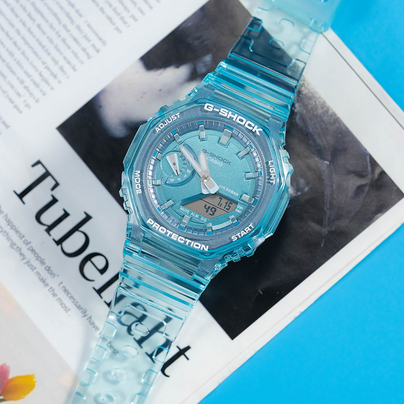 CASIO G-Shock Analog-Digital 'Light Blue' GMA-S2100SK-2APR