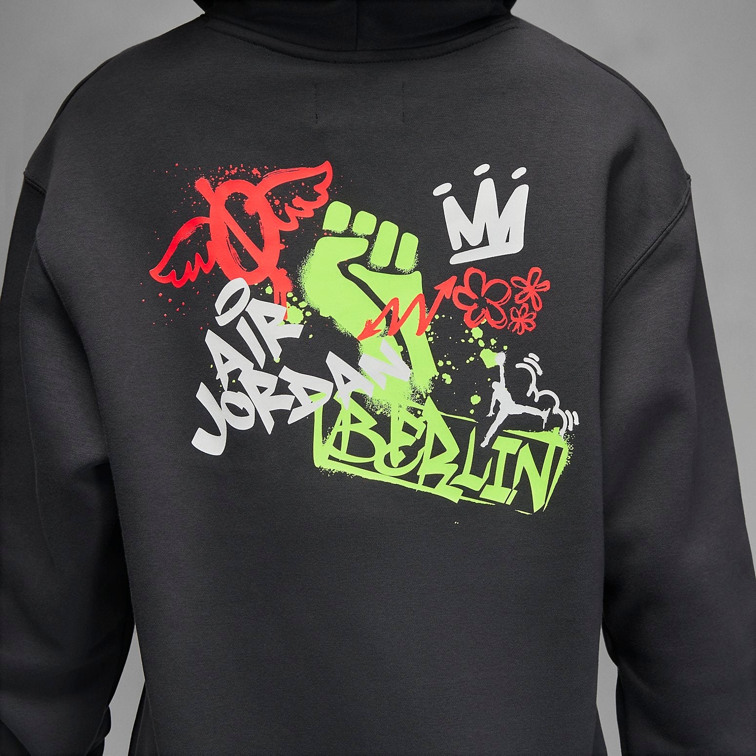 Air Jordan Logo Pullover Hoodie 'Dark Grey' FD2662-060