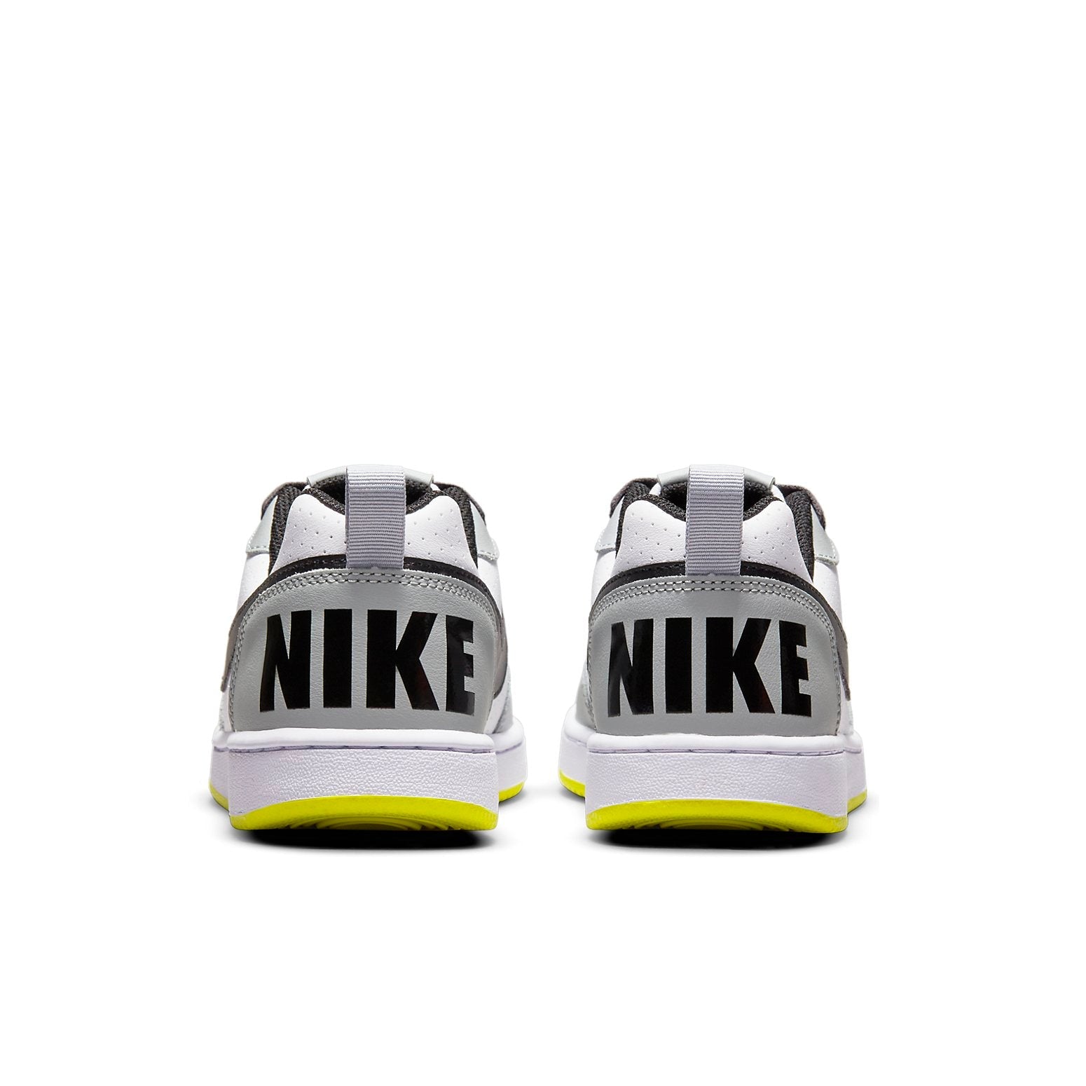 (GS) Nike Court Borough Low 'White Black Wolf Grey' 839985-104