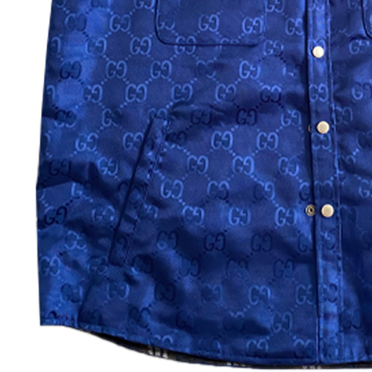 Gucci GG Down Vest 'Blue' 631890-Z8AK7-4424