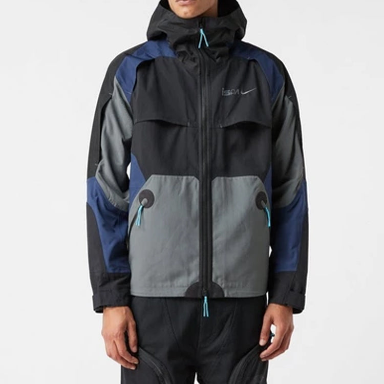 Nike ISPA Jacket 'Black Midnight Navy Iron Grey' FB2370-010
