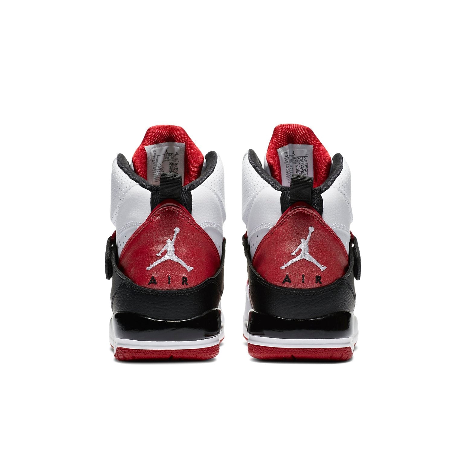 (GS) Air Jordan Flight 45 High 'White Red Black' 524865-130