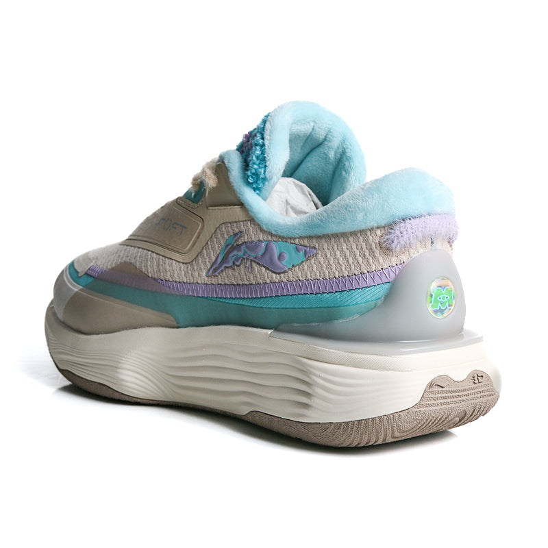 (WMNS) Li-Ning Soft Warm 'Blue Beige' AGLT122-4