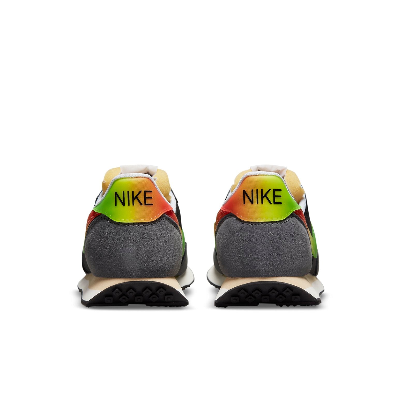 Nike Waffle Trainer 2 Low-Top Sneakers Black/Green DQ4995-010