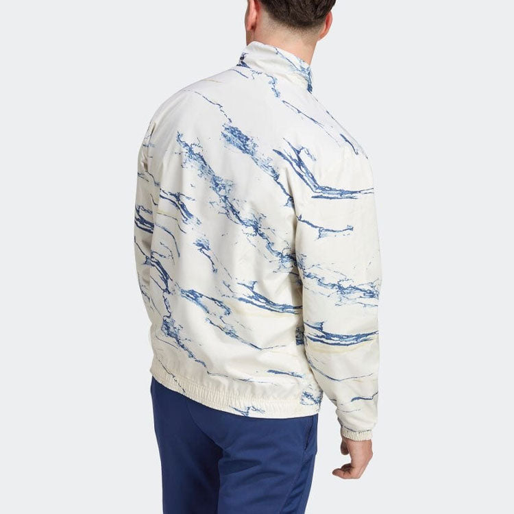 adidas Italy Anthem Reversible Jacket 'White Blue' HT2186