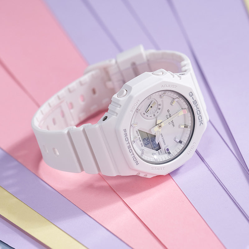 CASIO G-Shock Analog-Digital 'White' GMA-S2100-7APR