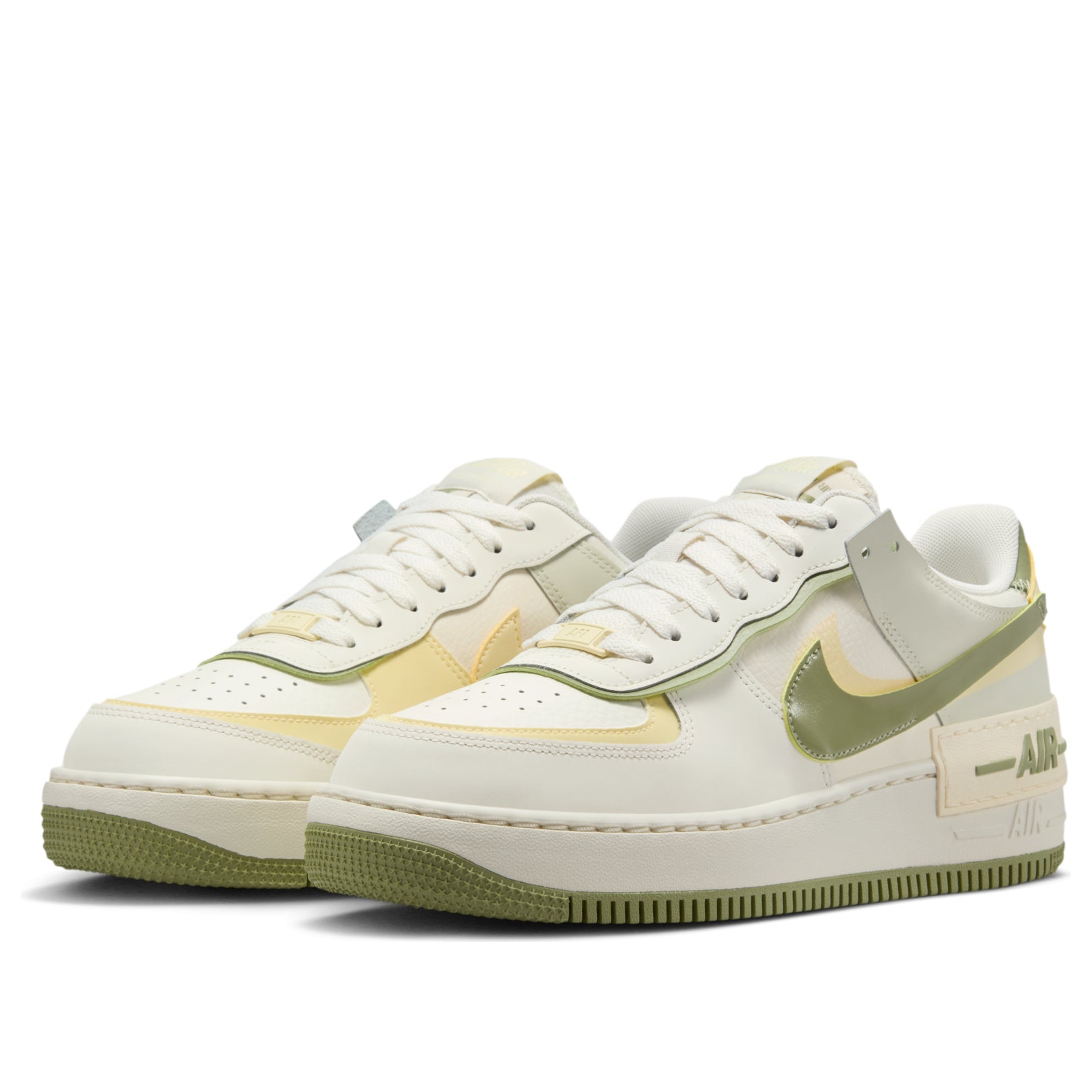 (WMNS) Nike Air Force 1 Shadow 'Pale Ivory Oil Green' FN6335-101