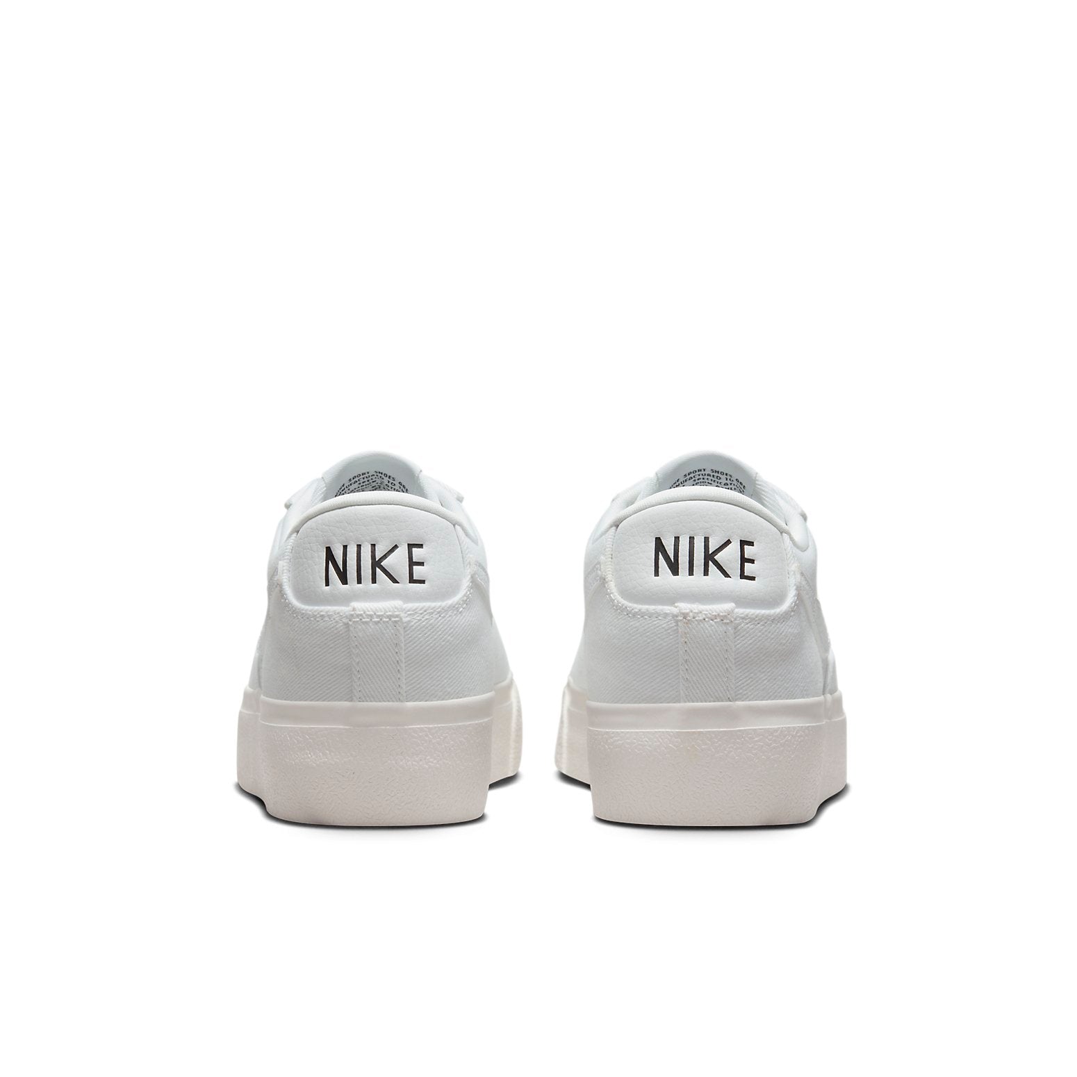 (WMNS) Nike Blazer Platform Low Canvas 'White' DV7475-100