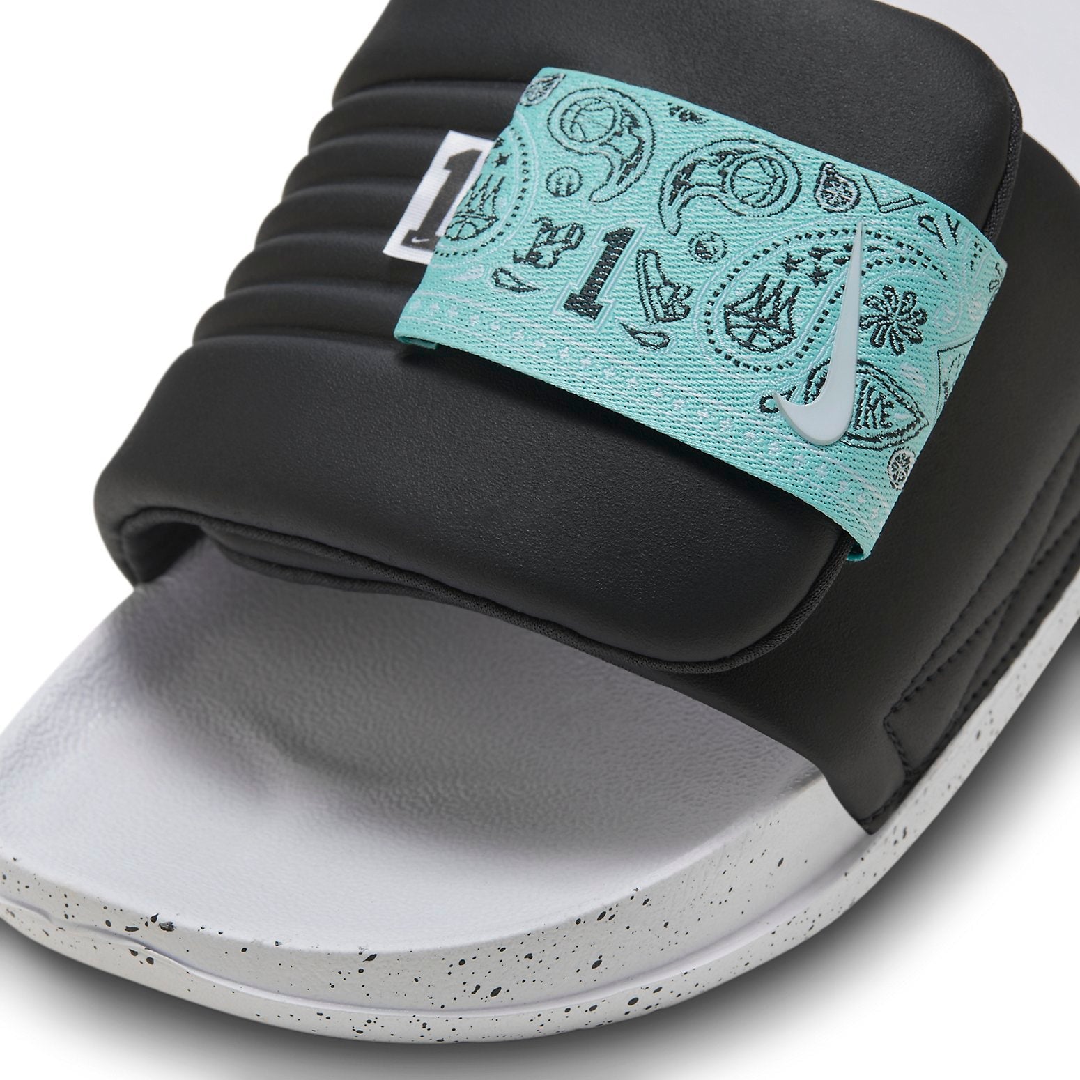 Nike Offcourt Adjust Slide 'White Black Mint Green' HF5695-011