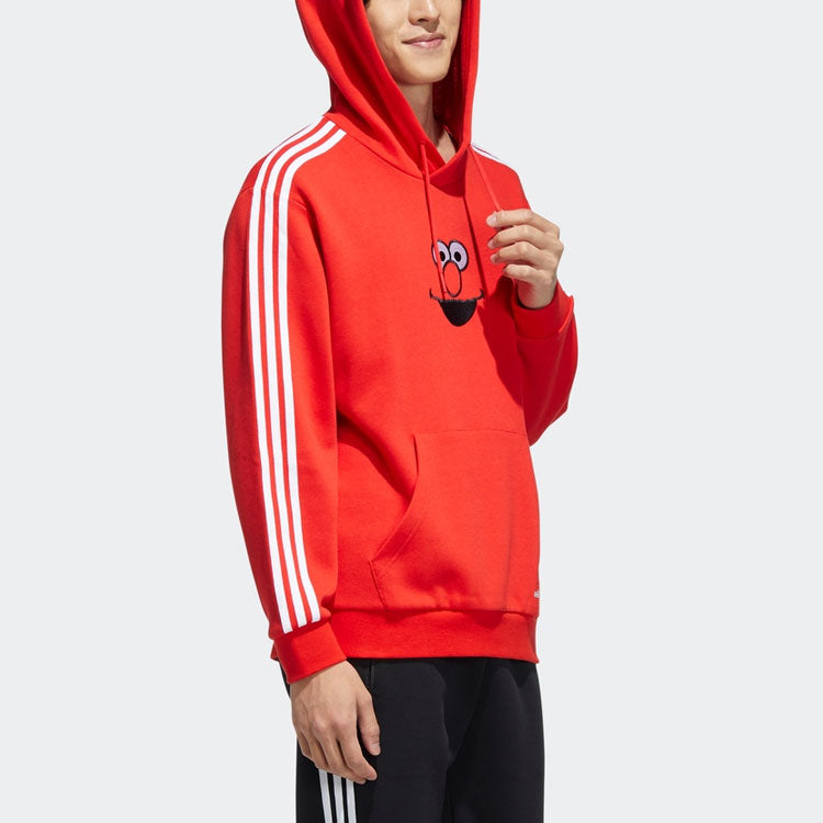 adidas neo x SESAME STREET Crossover Limited U Ss Hdy Elmo Casual Sports Stripe Red HD7300