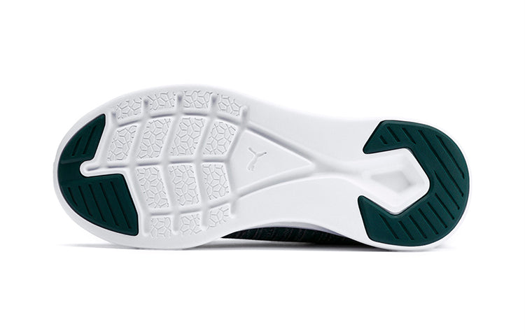(PS) PUMA Ignite Flash Evoknit K Running Shoes Green/White 191502-10