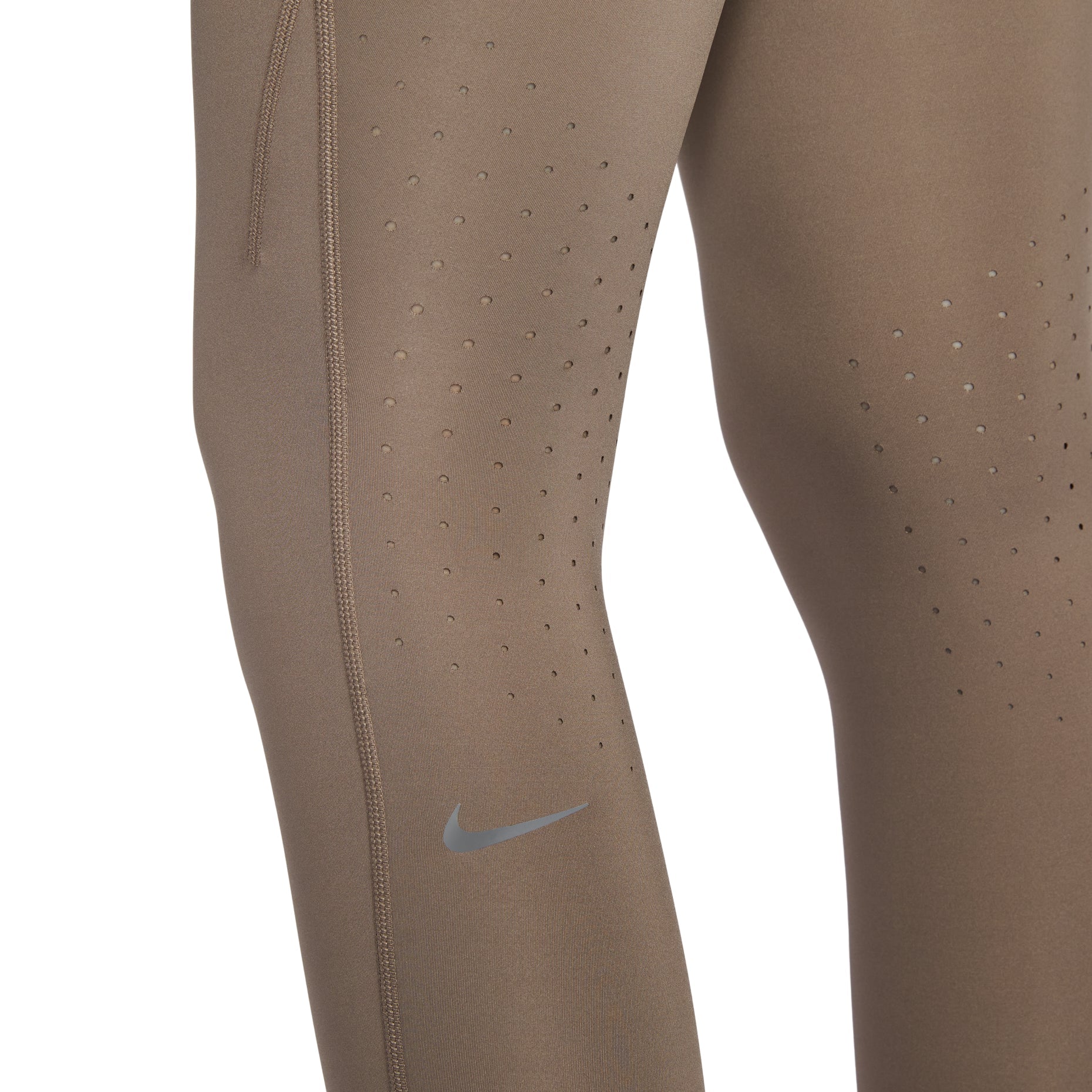 (WMNS) Nike Swift High-Waisted 7/8 Running Leggings with Pockets 'Mink Brown' HJ2253-233