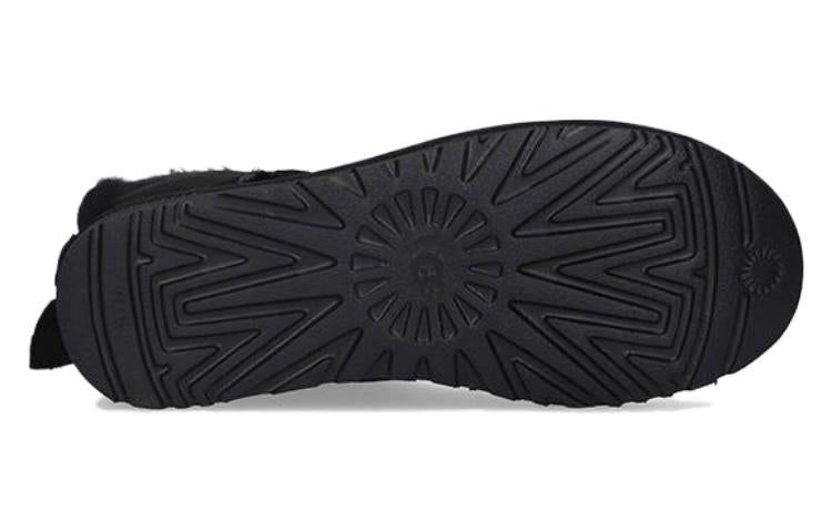 (WMNS) UGG Mini Bailey Fluff Bow 1123635-BLK