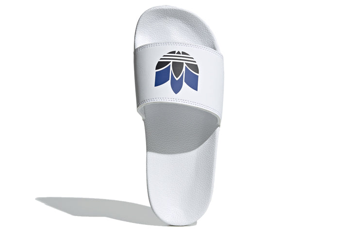 (WMNS) adidas originals Adilette Lite 'White Blue Black' FW0537
