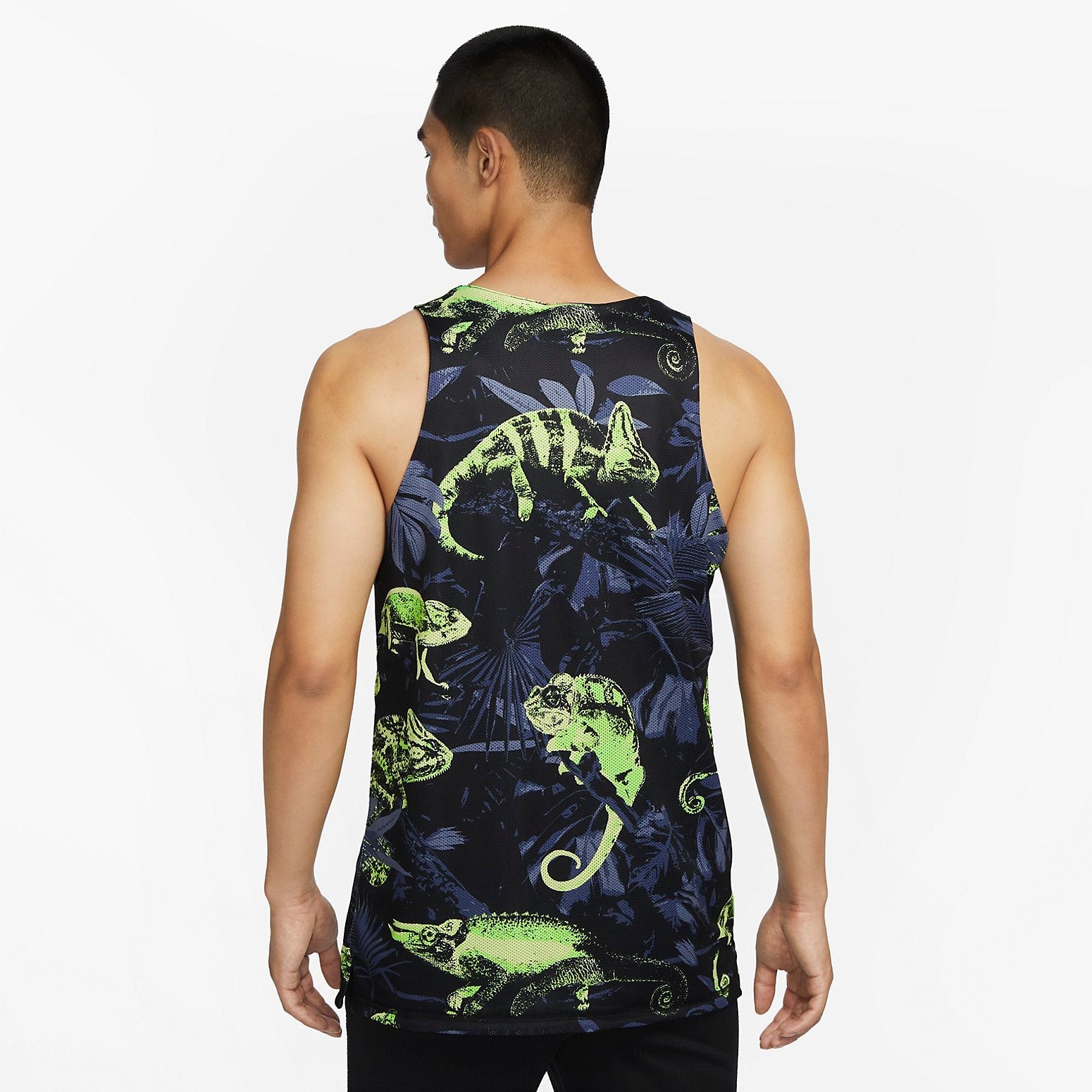Nike Dri-FIT Studio '72 Reversible Allover Print Training Tank Top 'Black' FB7979-010